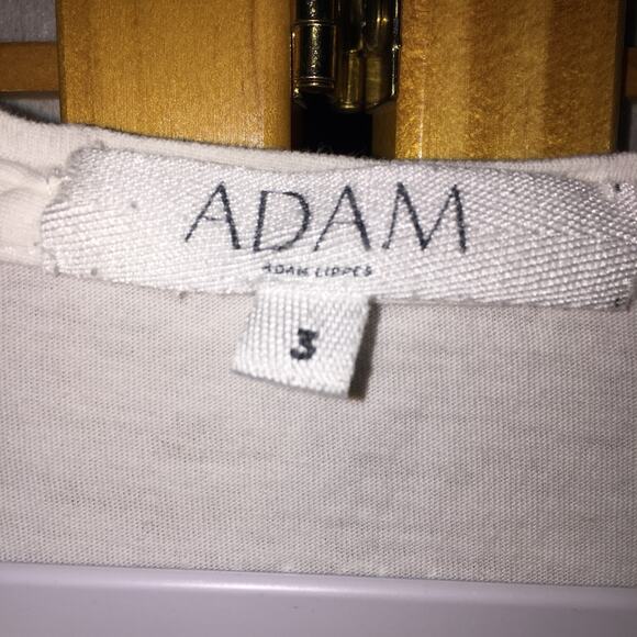 Adam Lippes Pima Cotton Long Sleeve Crewneck T Shirt Women's size 3 - Picture 6 of 7